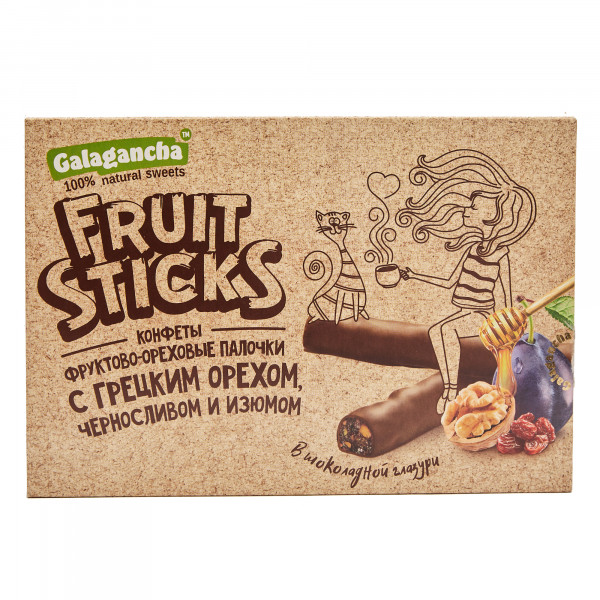 №2 Берестов КРАФТ Fruit Stiсks с черносливом и грецким орехом, 175г в Алатыре