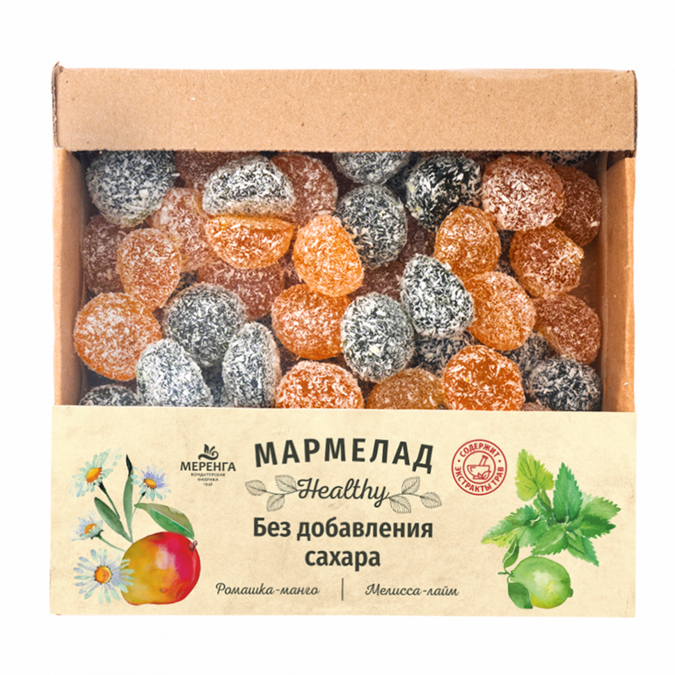  Меренга Мармелад в кокосовой обсыпке Ромашка+Мелисса , 800г     в Алатыре